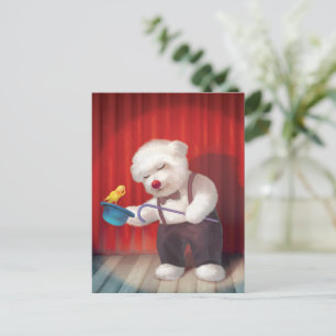 Magische Leistung Ankündigungspostkarte