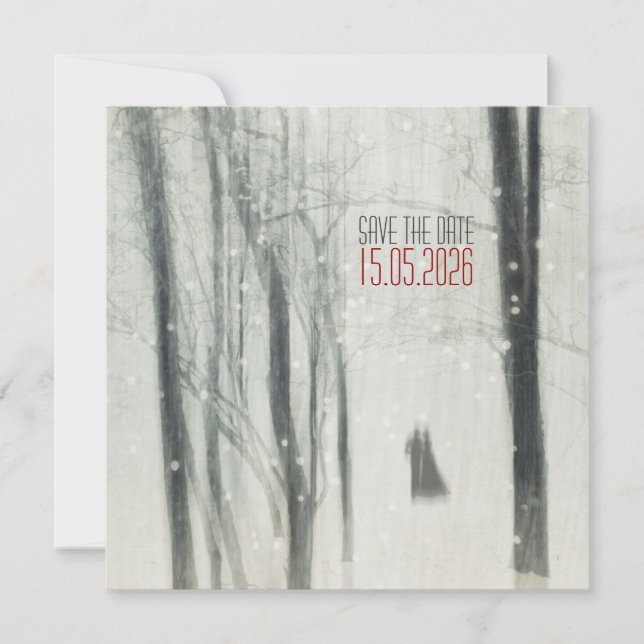 Magische Liebe Hochzeit speichern das Datum Save The Date (Vorderseite)