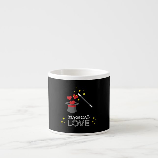 Magische Liebe - Weiß Espressotasse (Vorderseite)