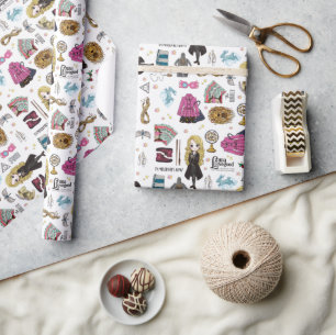 Magische Luna Lovegood Wasserfarbe Geschenkpapier