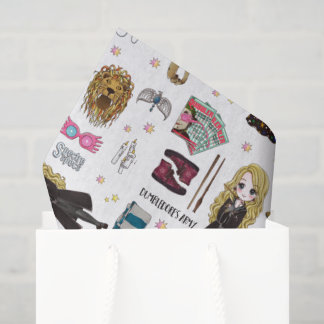 Magische Luna Lovegood Wasserfarbe Seidenpapier