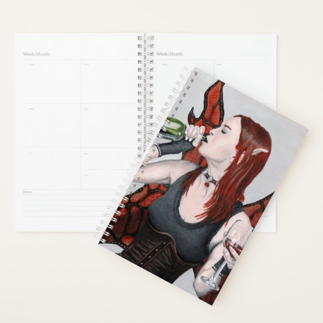 Magische Märchen Drinks Wein Fantasy Art Planner Planer (Anzeige)