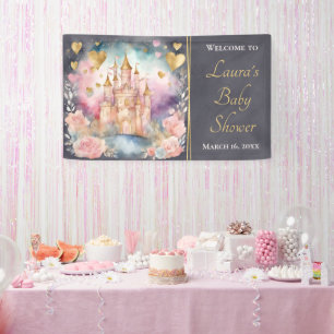 Magische Märchendusche Princess Begrüßung Banner