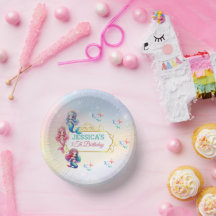 Magische Meerjungfrau Geburtstag unter dem Foto