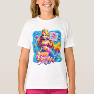 Magische Meerjungfrau Geburtstagsfeier, Geburtstag T-Shirt