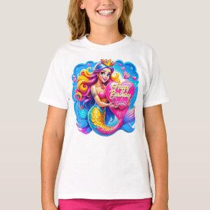 Magische Meerjungfrau Geburtstagsfeier, Geburtstag T-Shirt