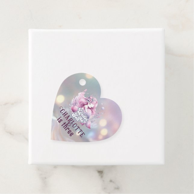 Magische Meerjungfrau-Geburtstagsparty für Kinder Geschenkanhänger (Beispiel)