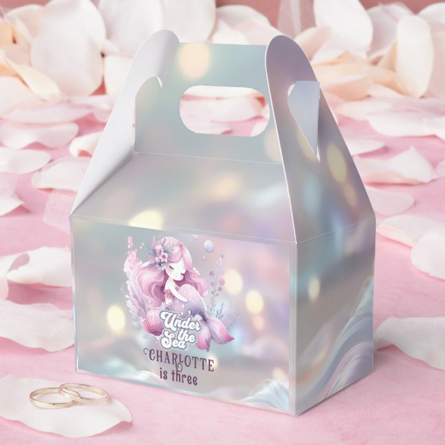 Magische Meerjungfrau-Geburtstagsparty für Kinder Geschenkschachtel (Hochzeit)