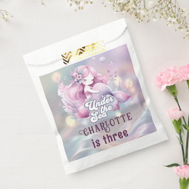 Magische Meerjungfrau-Geburtstagsparty für Kinder Geschenktütchen (Versiegelt)