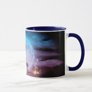Magische Meerjungfrau-Mond-Kaffee-Tasse Tasse