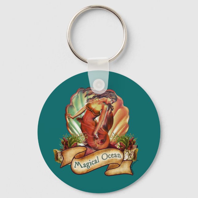 Magische Meerjungfrau Schlüsselanhänger (Vorderseite)