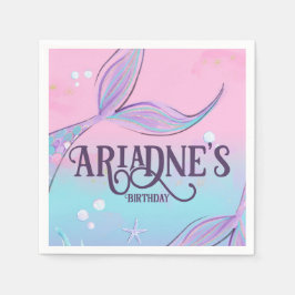 Magische Meerjungfrau Schwanz Party Napkins Serviette