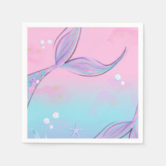 Magische Meerjungfrau Schwanz Party Napkins Serviette