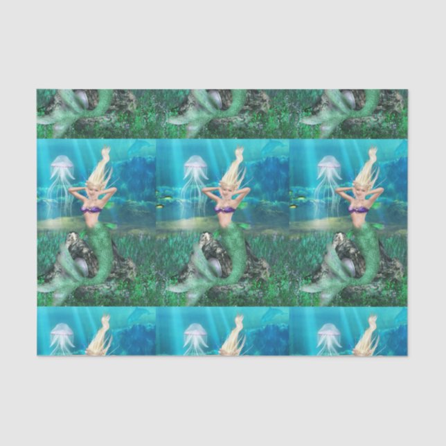 Magische Meerjungfrau Seidenpapier (Vorderseite)