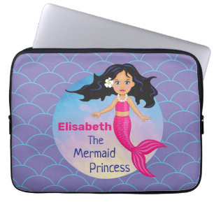 Magische Meerjungfrau unter dem Meer Geburtstag Laptopschutzhülle