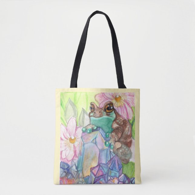Magische Milchfrosch-Aquarellkunst (Vorderseite)