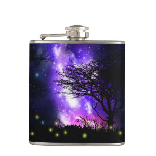 Magische Milchstraße Flachmann