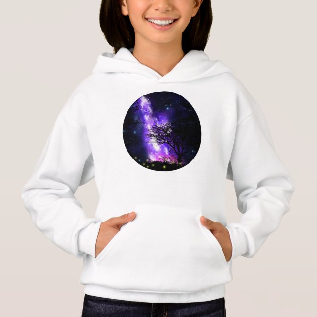 Magische Milchstraße Hoodie (Vorderseite)
