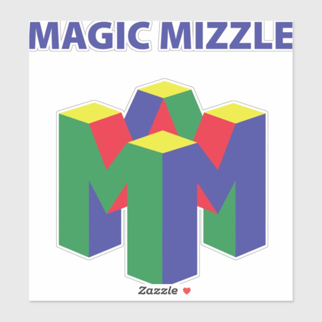 MAGISCHE MIZZLE AUFKLEBER (Blatt)