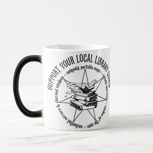 Magische Morphing-Tasse - Änderungen, wenn heiß! Verwandlungstasse (Links)