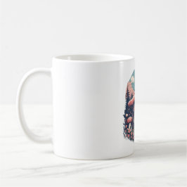 Magische Mushroom Meadow D3 Kaffeetasse