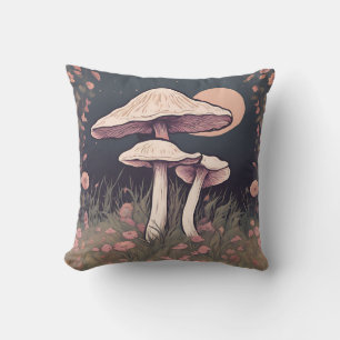Magische Mushroom-Wiese D33 Kissen