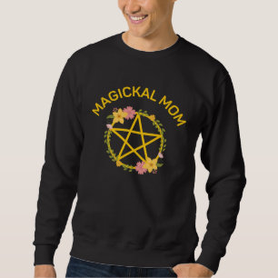 Magische Mutter Mittsommer Pentakel Wicca Heidin W Sweatshirt