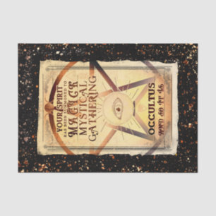 Magische Mystische Versammlung Wahrsager Auge Part Seidenpapier