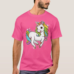 Magische Mythische Kreaturen mit niedlichem Sprung T-Shirt