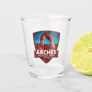 Magische Nacht im Nationalpark Arche Schnapsglas