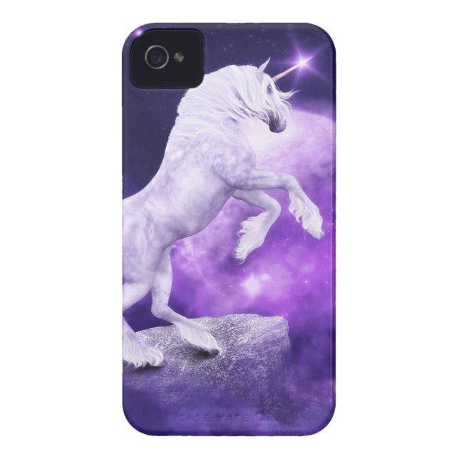 Magische Nacht verzaubertes Einhorn-Königreich Case-Mate iPhone Hülle (Rückseite)