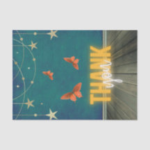 Magische Neonleuchten & Schmetterlinge Vielen Dank