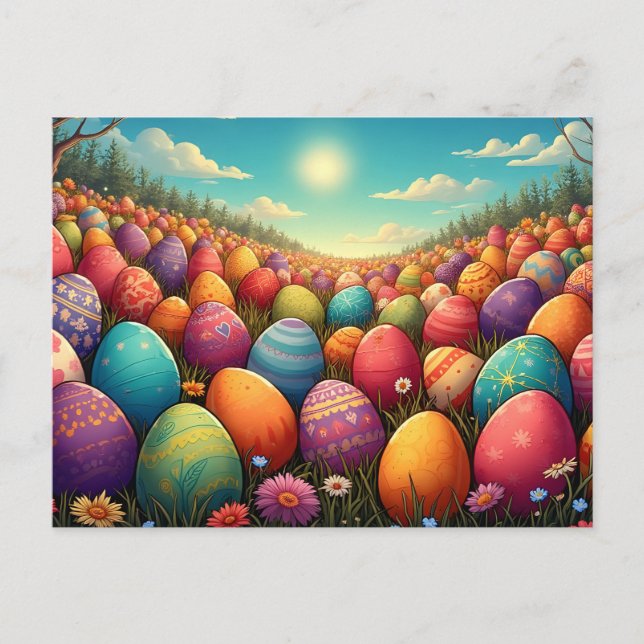 Magische Osternland - Feiertage Postkarte (Vorderseite)