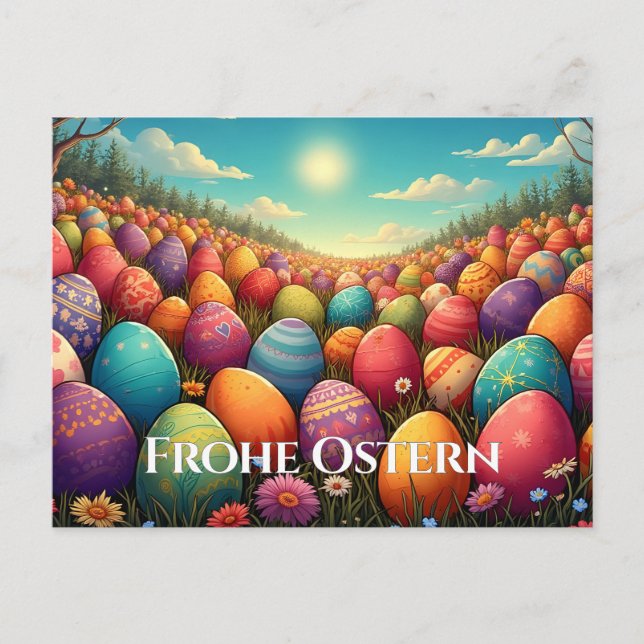 Magische Osternland - Feiertage Postkarte (Vorderseite)