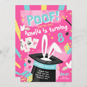 Magische Party Einladung   Einladung der Magier