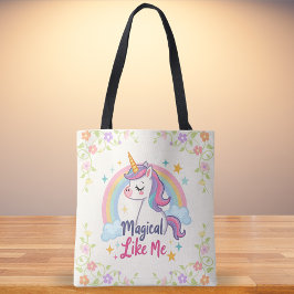 Magische Pastel Einhorn mit Regenbogen