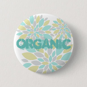 Magische Pastellfarbene Blütenblätter Button