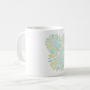 Magische Pastellfarbene Blütenblätter Kaffeetasse