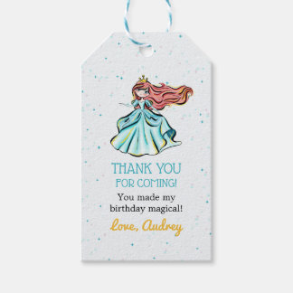 Magische Prinzessin Fairytale Gefallen Danke Tag Geschenkanhänger