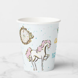 Magische Prinzessin Fairytale Party Paper Cups Pappbecher