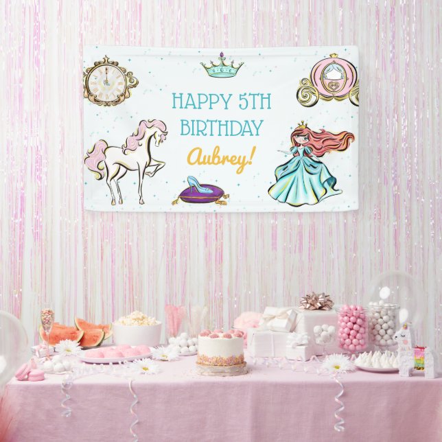 Magische Prinzessin Party-Banner Banner (Party)