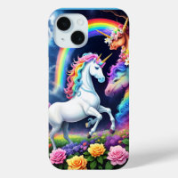 Magische Regenbogen Blume Landschaft