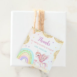 Magische Regenbogen Einhorn Pink Gold Geburtstagsp Geschenkanhänger