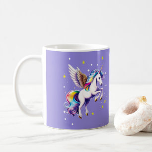 Magische Regenbogen-Einhornkaffee-Tasse Kaffeetasse
