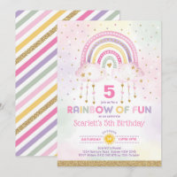 Magische Regenbogen Rosa goldene Wolken Girls Gebu