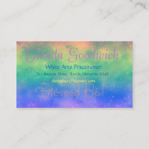 Magische Regenbogen-Standard-Karte Visitenkarte
