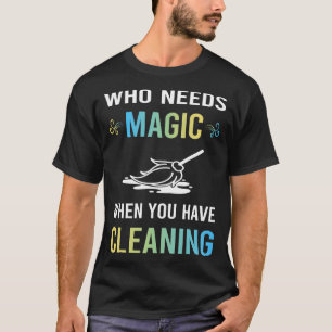 Magische Reinigung benötigt T-Shirt