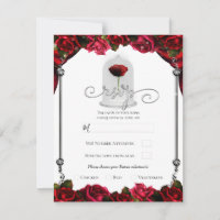 Magische Rote Rose Weißes Gold Silver Party UAWG