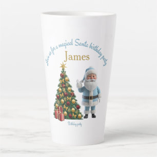 Magische Santa-Geburtstagseinladung Milchtasse
