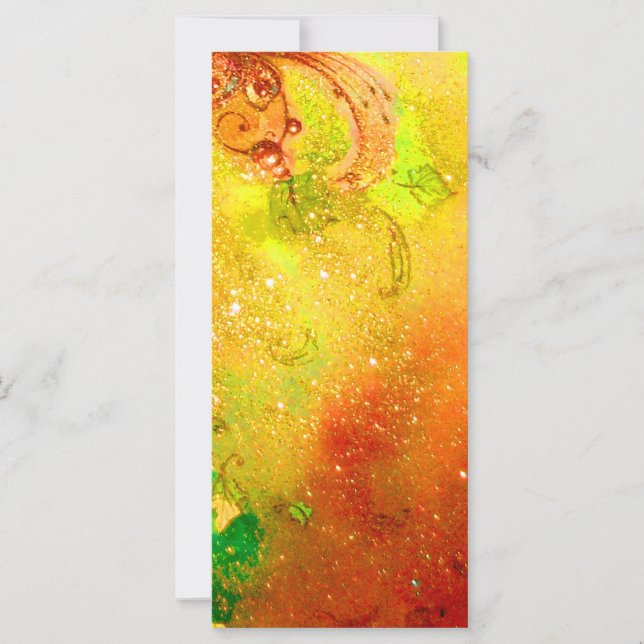 MAGISCHE SCHALTFLÄCHE IN GOLD-GLITZERN (Vorderseite)